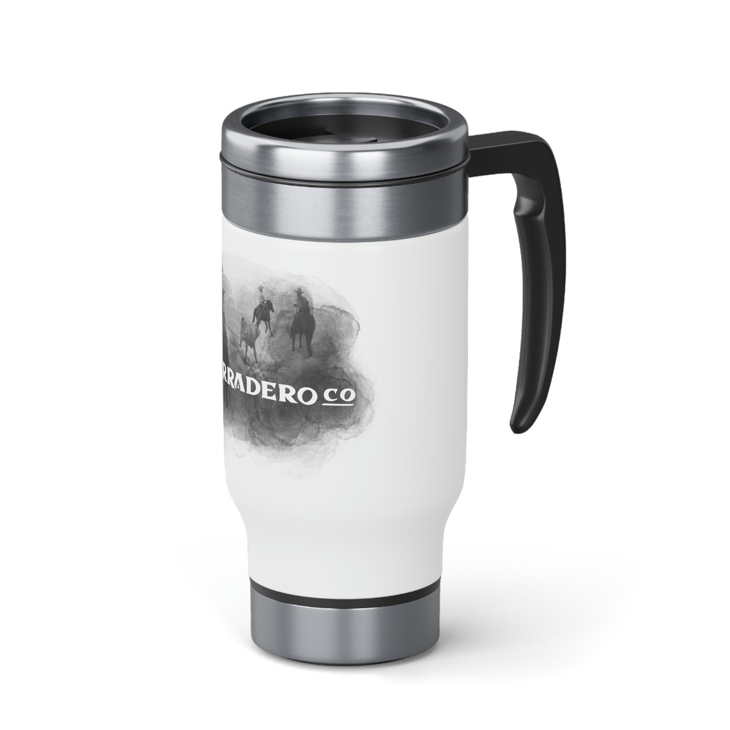 Terna Stainless Steel Travel Mug with Handle, 14oz